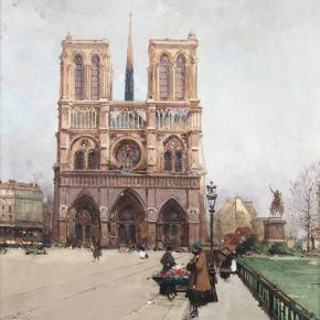 Our Lady of Paris in paintings